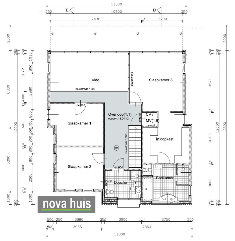 NOVA-HUIS moderne kubistische woningen en villa's onder Architectuur Ontwerp K58