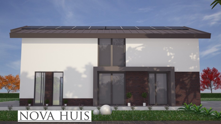 NOVA-HUIS moderne woning met kap energieneutraal onderhoudsarm 44 Staalframebouw