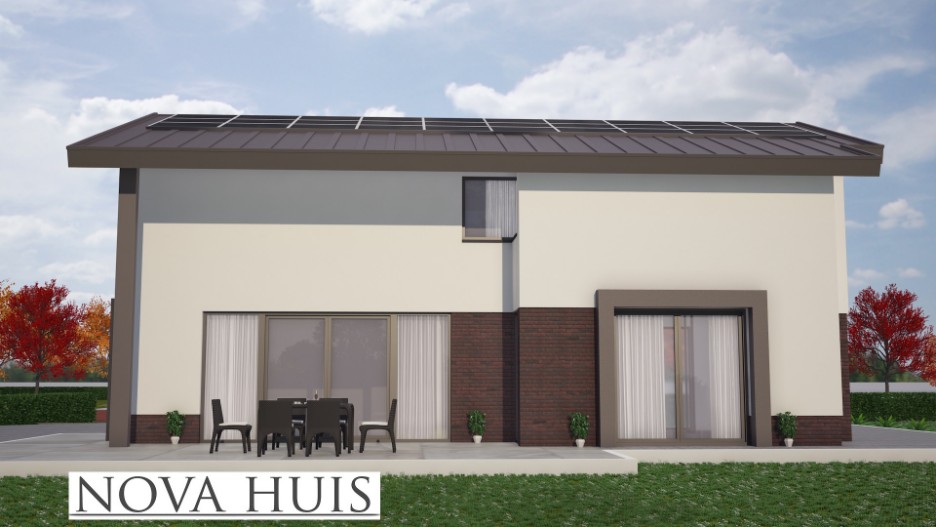 NOVA-HUIS moderne woning met kap energieneutraal onderhoudsarm 44 Staalframebouw