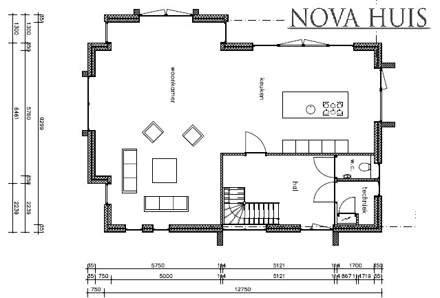 NOVA-HUIS moderne woning met kap energieneutraal onderhoudsarm 44 Staalframebouw