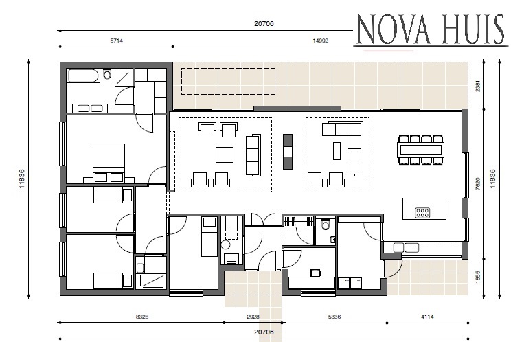 NOVA-HUIS ontwerpen en bouwen type A110 levensloopbestendig ATLANTA MBS Staalframebouw 