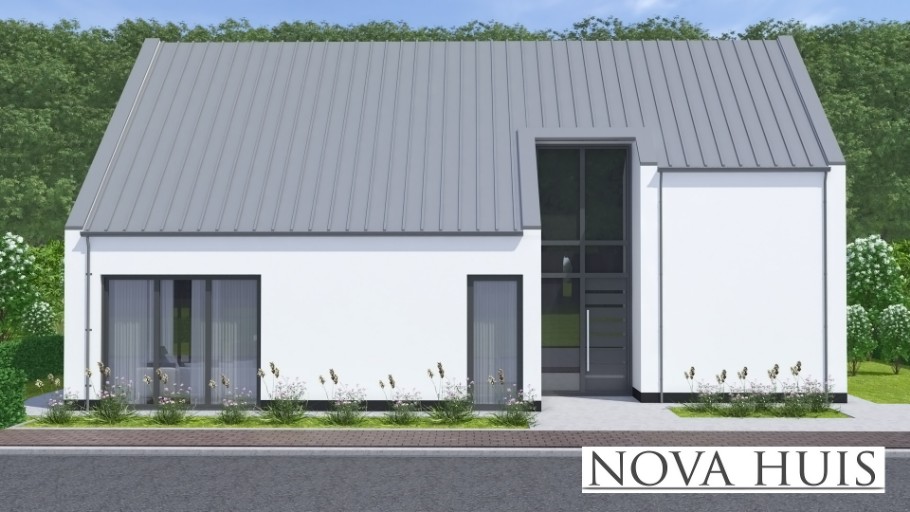 NOVA-HUIS type 123 Moderne kapwoning staalframebouw Nederland