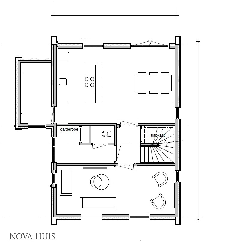 NOVA-HUIS type 154 schuur kap woning