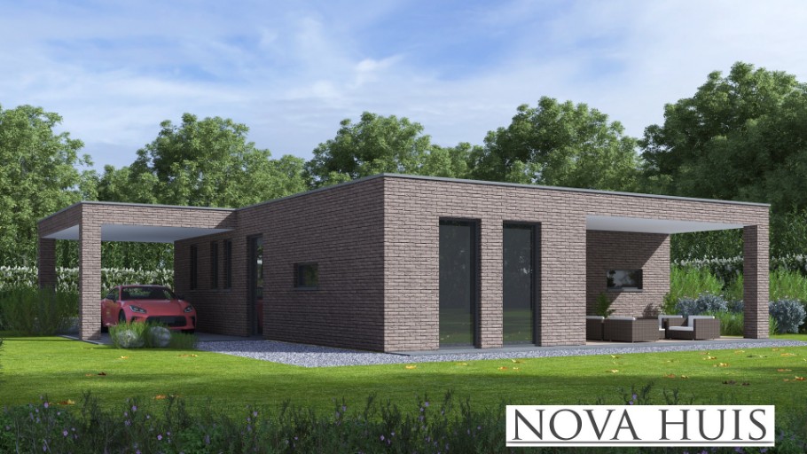 NOVA-HUIS type A166 levensloopbestendige woning Staalframebouw Nederland 