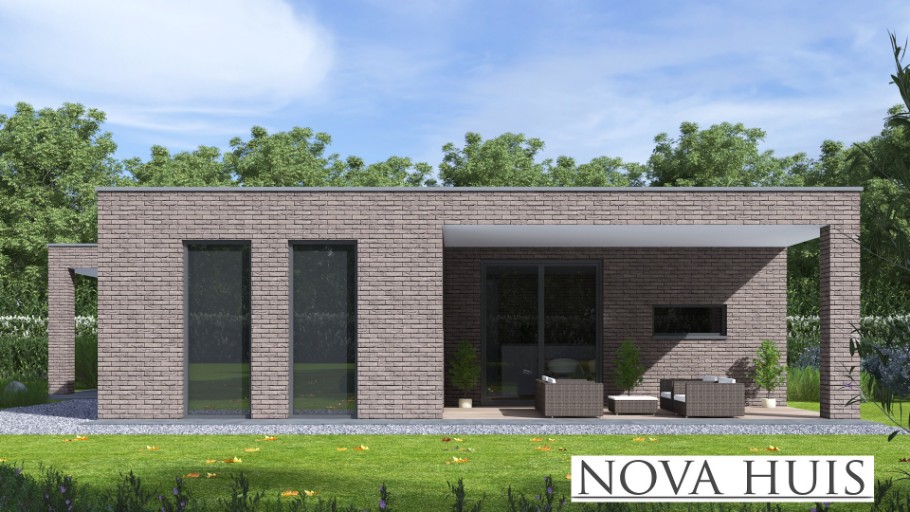 NOVA-HUIS type A166 levensloopbestendige woning Staalframebouw Nederland 