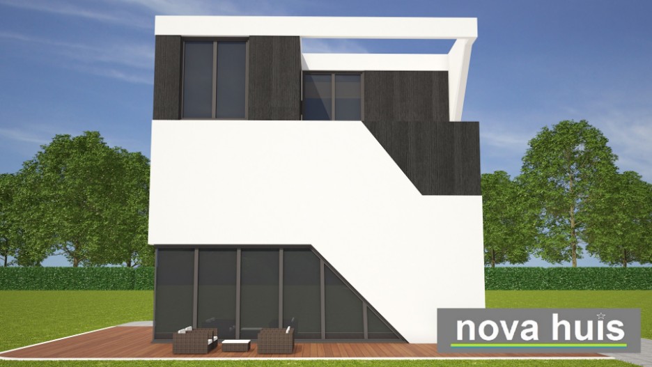 NOVA-HUIS.NL kubus-woningen moderne kubistische woning ontwerpen moderne materialen bouwmethode K64