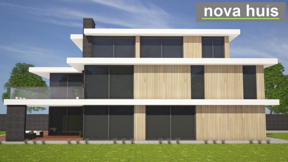 NOVA-HUIS.NL moderne Architectuurontwerpen in kubistische bouwstijl villa en woningbouw K141