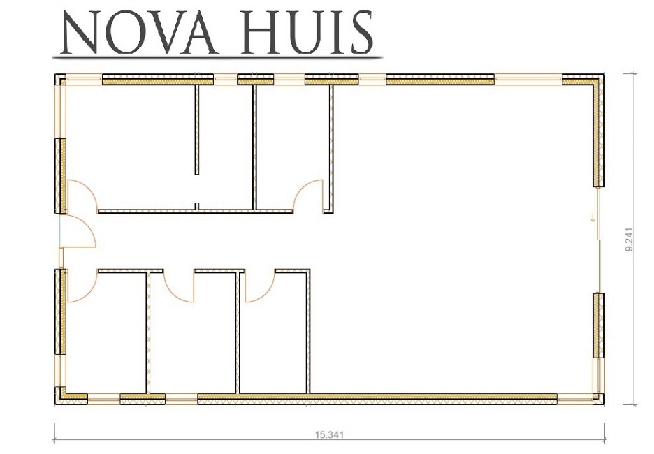 NOVAHUIS A123 levensloopbestendige bungalow energieneutraal staalframebouw 