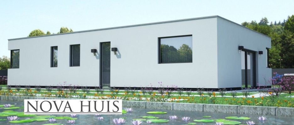 NOVAHUIS A123 levensloopbestendige bungalow energieneutraal staalframebouw 