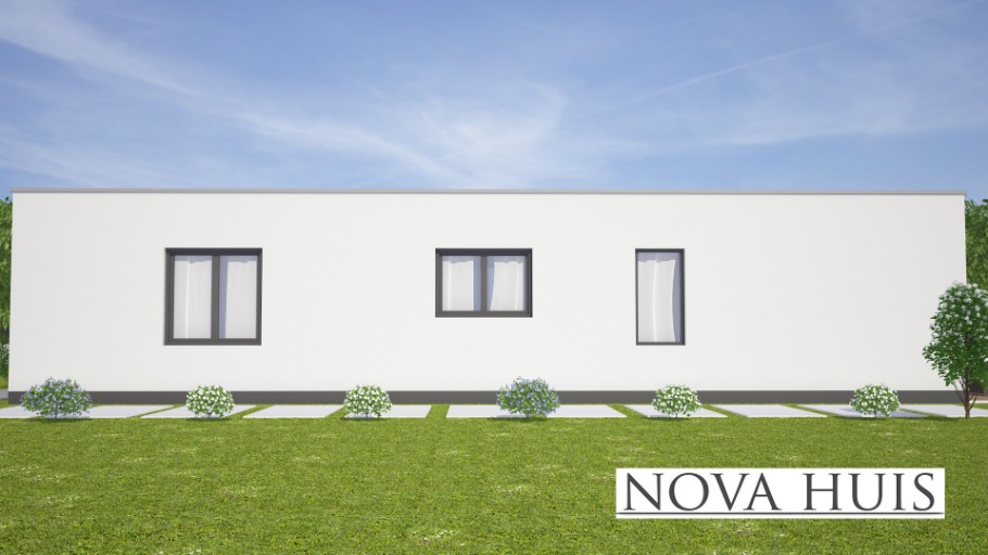 NOVAHUIS A62 goedkope levensloopbestendige bungalow woning Staalframebouw 