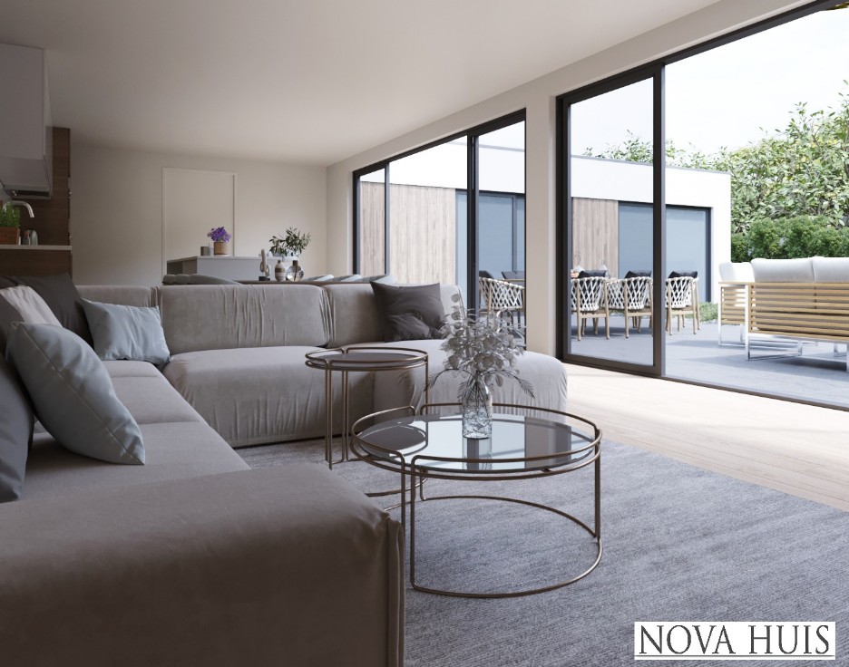 NOVA-HUIS C101 L vorm bungalow levensloopbestendig  Staalframebouw