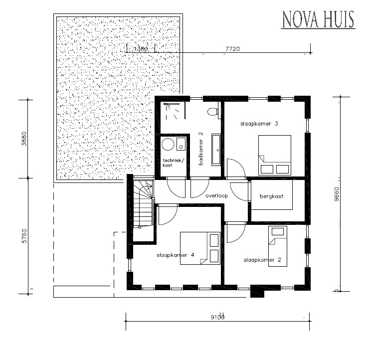NOVAHUIS K 387 Design and Build kubistische villa  ontwerp Staalframebouw Nederland