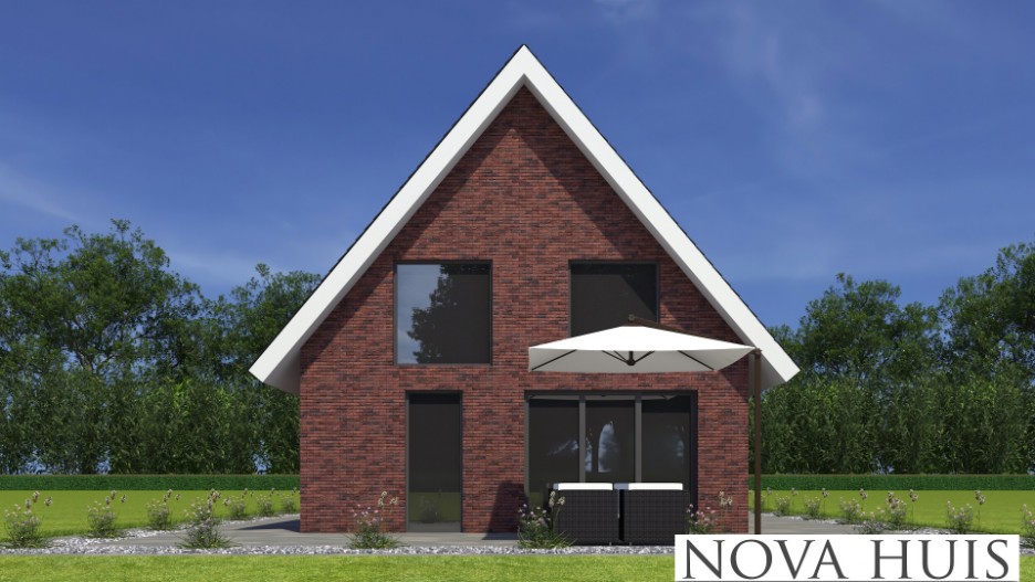 NOVAHUIS K128 Klassieke woning met kap passief nulopdemeter BENG of energieneutraal