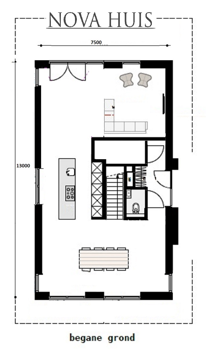 NOVAHUIS K128 Klassieke woning met kap passief nulopdemeter BENG of energieneutraal