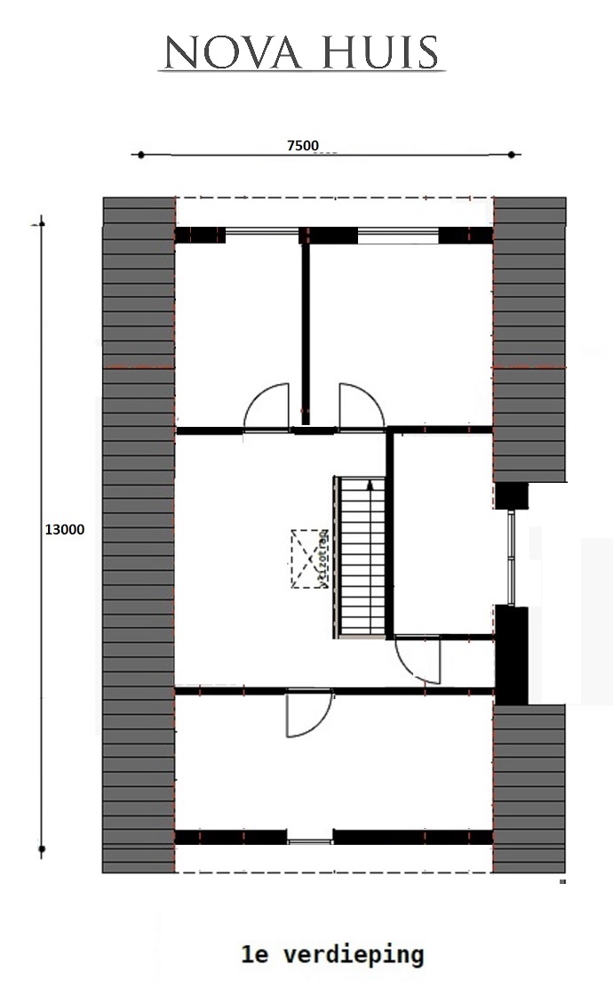 NOVAHUIS K128 Klassieke woning met kap passief nulopdemeter BENG of energieneutraal