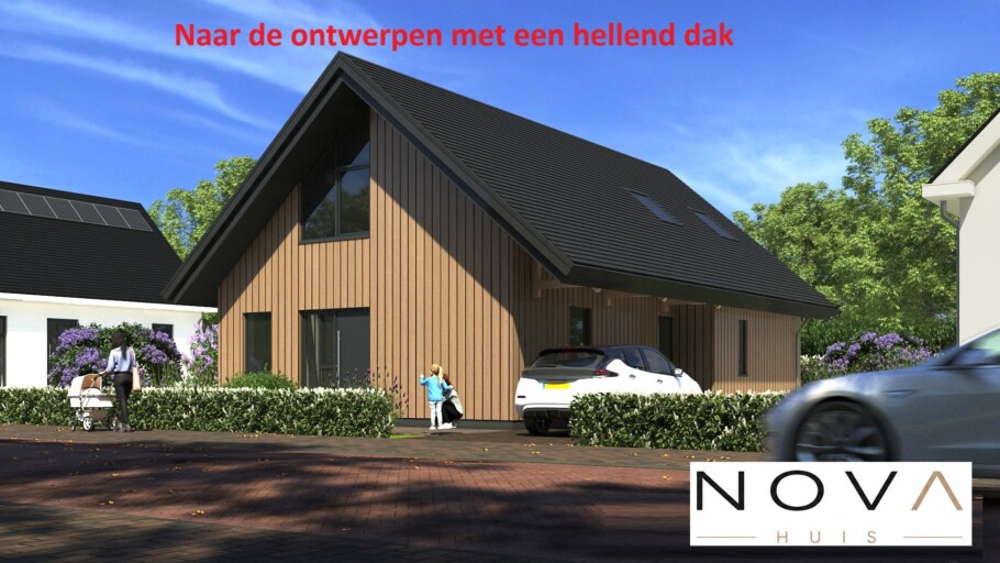 NOVAHUIS Kap148 naar de ontwerpen met een hellend dak of kap