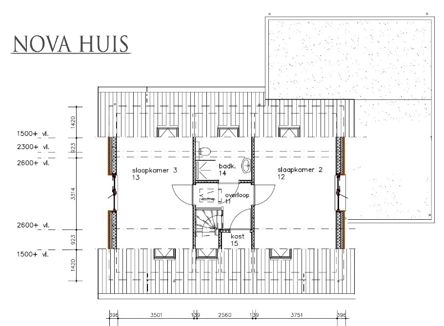 NOVAHUIS kapwoningen K142 staalframebouw Nederland 