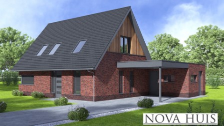 NOVAHUIS kapwoningen K142 staalframebouw Nederland 