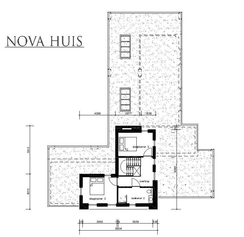 NOVAHUIS moderne bouwontwerpen bouwen met ATLANTA staalframebouw K394