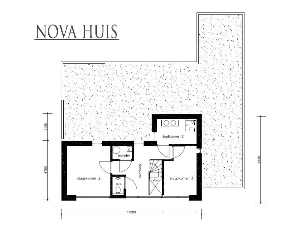 NOVAHUIS moderne kubistische woning M347v1 staalframebouw ATLANTA MBS