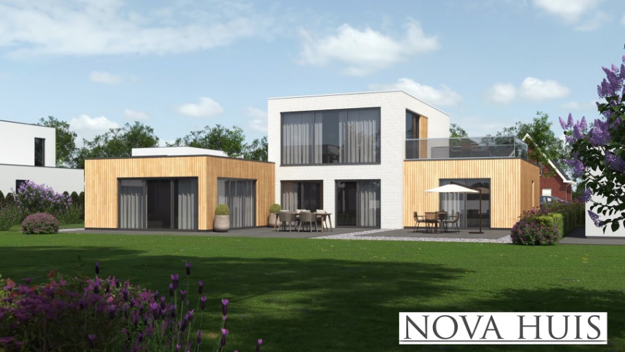 NOVAHUIS ontwerp type 401 moderne circulaire bouw 