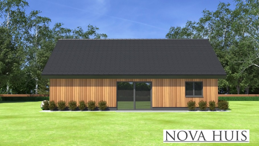 NOVAHUIS type Kap 127 modern schuin en hellend dak Staalframebouw Nederland 