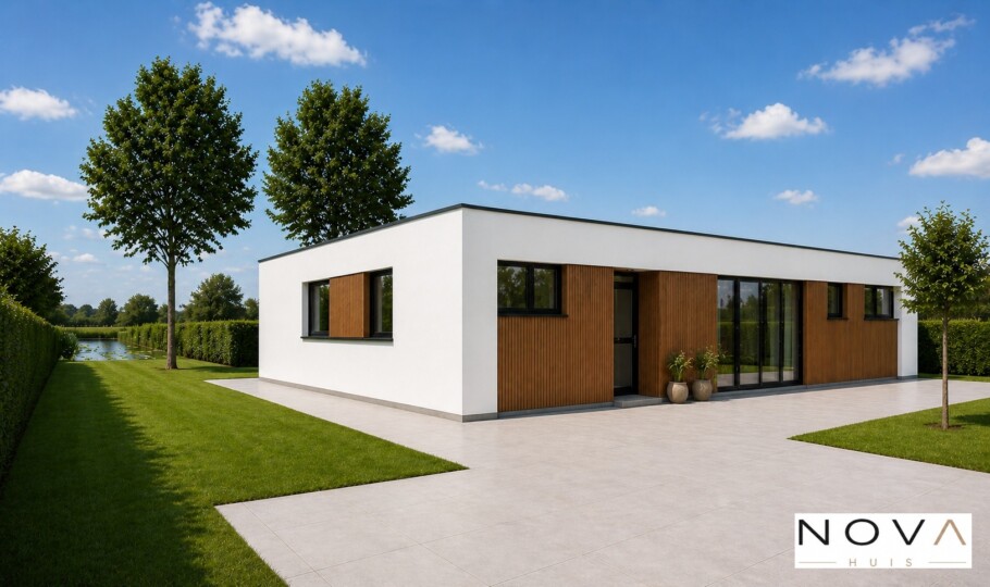 NOVA HUIS A198 levensloopbestendige bungalow met 3 slaapkamers en 2 badkamers
