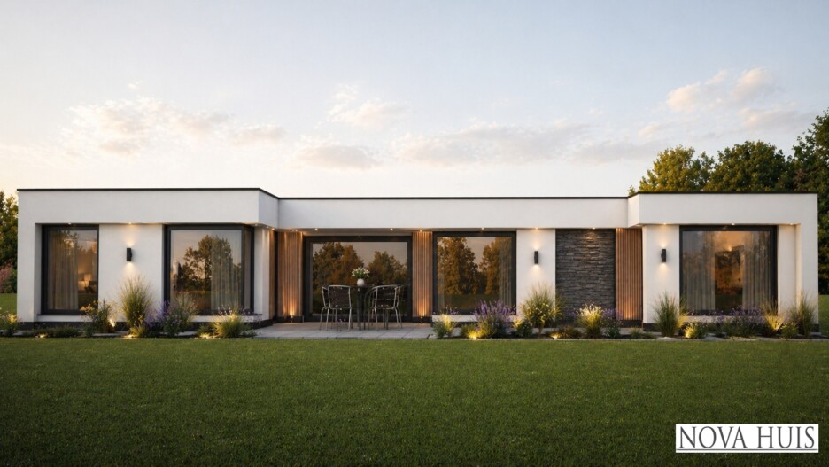 NOVA-HUIS Levensloopbestendige bungalow met inpandige garage of berging onderhoudsarm A70