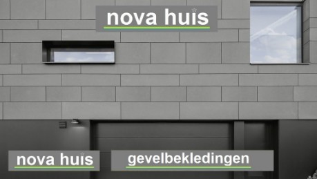 Mooie moderne woningen met moderne gevelbekleding en gevelafwerking