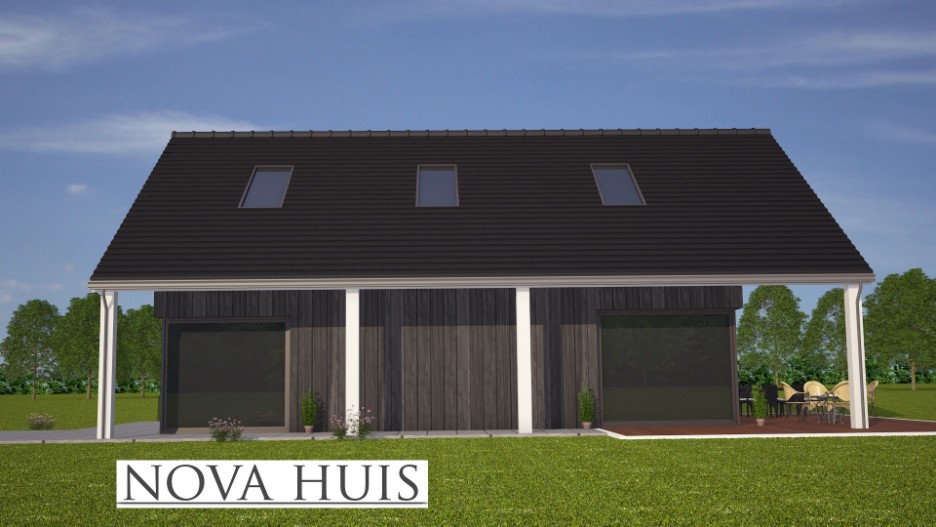 Schuurwoningen van NOVA-HUIS.nl in alle gewenste afmetingen en volumes 18v1