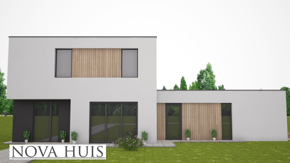 Zelf uw nieuwe moderne B&B woning  ontwerpen en bouwen samen met NOVA-HUIS K204 