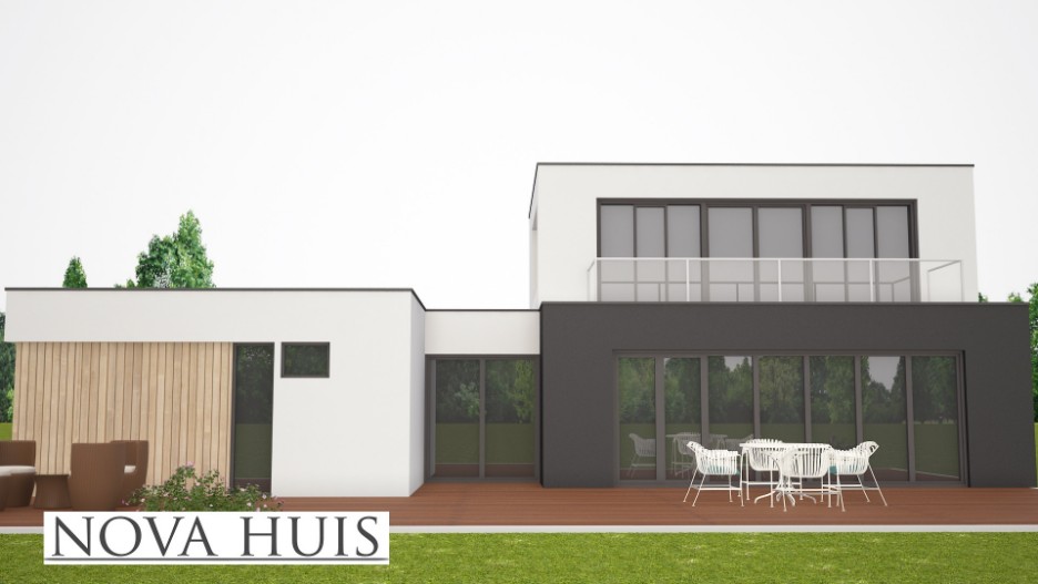 Zelf uw nieuwe moderne B&B woning  ontwerpen en bouwen samen met NOVA-HUIS K204 