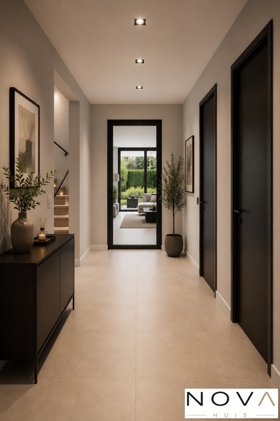 bekijk het moderne interieur voor woningontwerp K-391