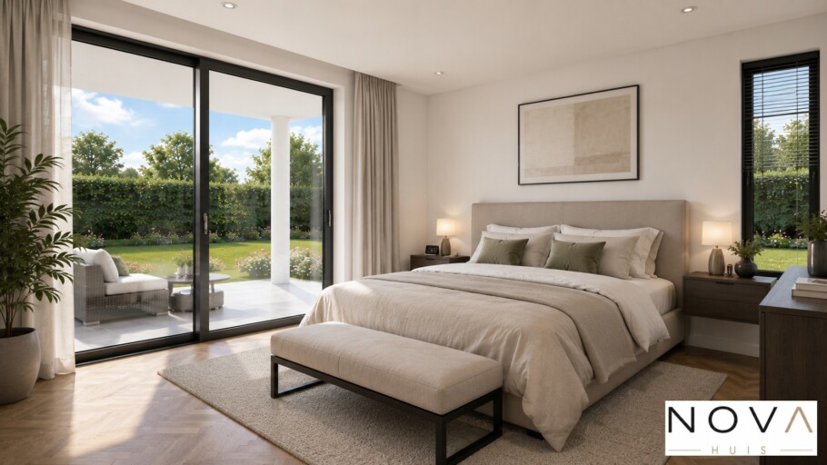 NOVA-HUIS K-392 gelijkvloerse woning met kleine verdieping interieur inspiratie
