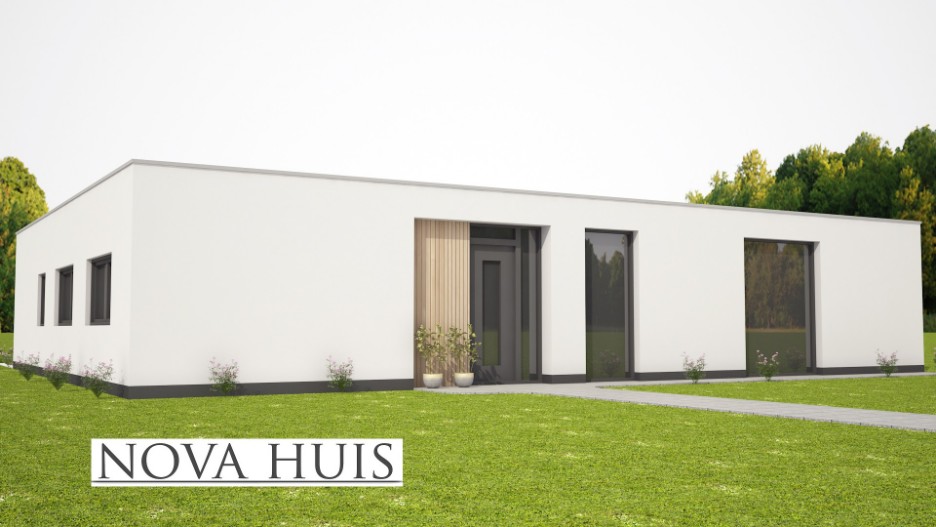 levensloopbestendige eenlaagse woning bungalow slaapkaner beneden NOVA-HUIS type 81