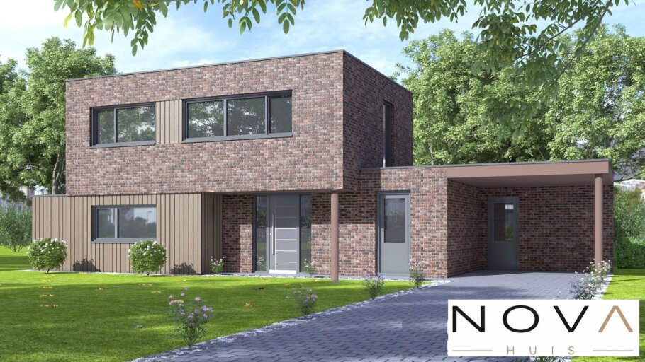 NOVA-HUIS moderne kubische woning type K-392