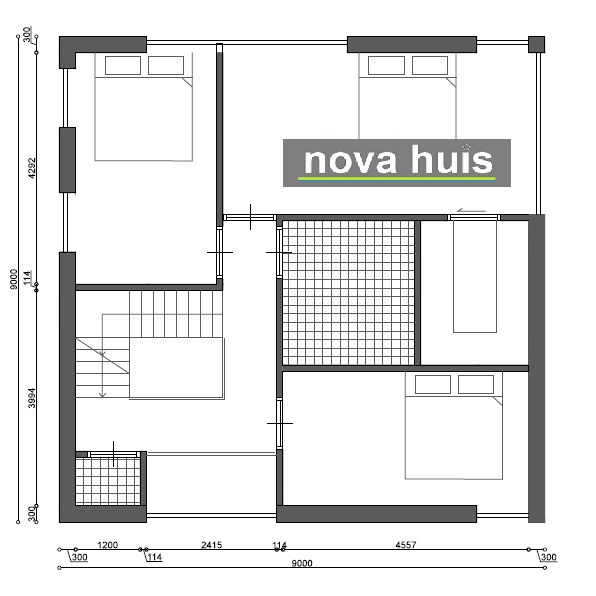 mooie ontwerpen moderne kubistische kubuswoning of villa en bouwen in modern prefab bouwsysteem tegen betaalbare prijzen K138