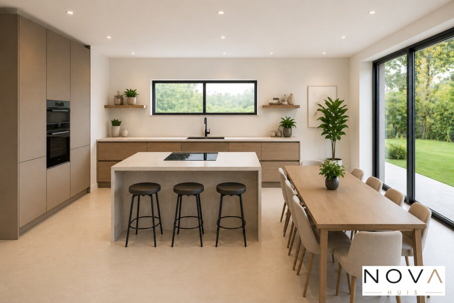 nova huis TYPE K 301 interieur inspiratie foto plaatje picture moderne woninginrichting livingroom woonkamer