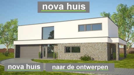 Mooie moderne kubistische woning ontwerpen